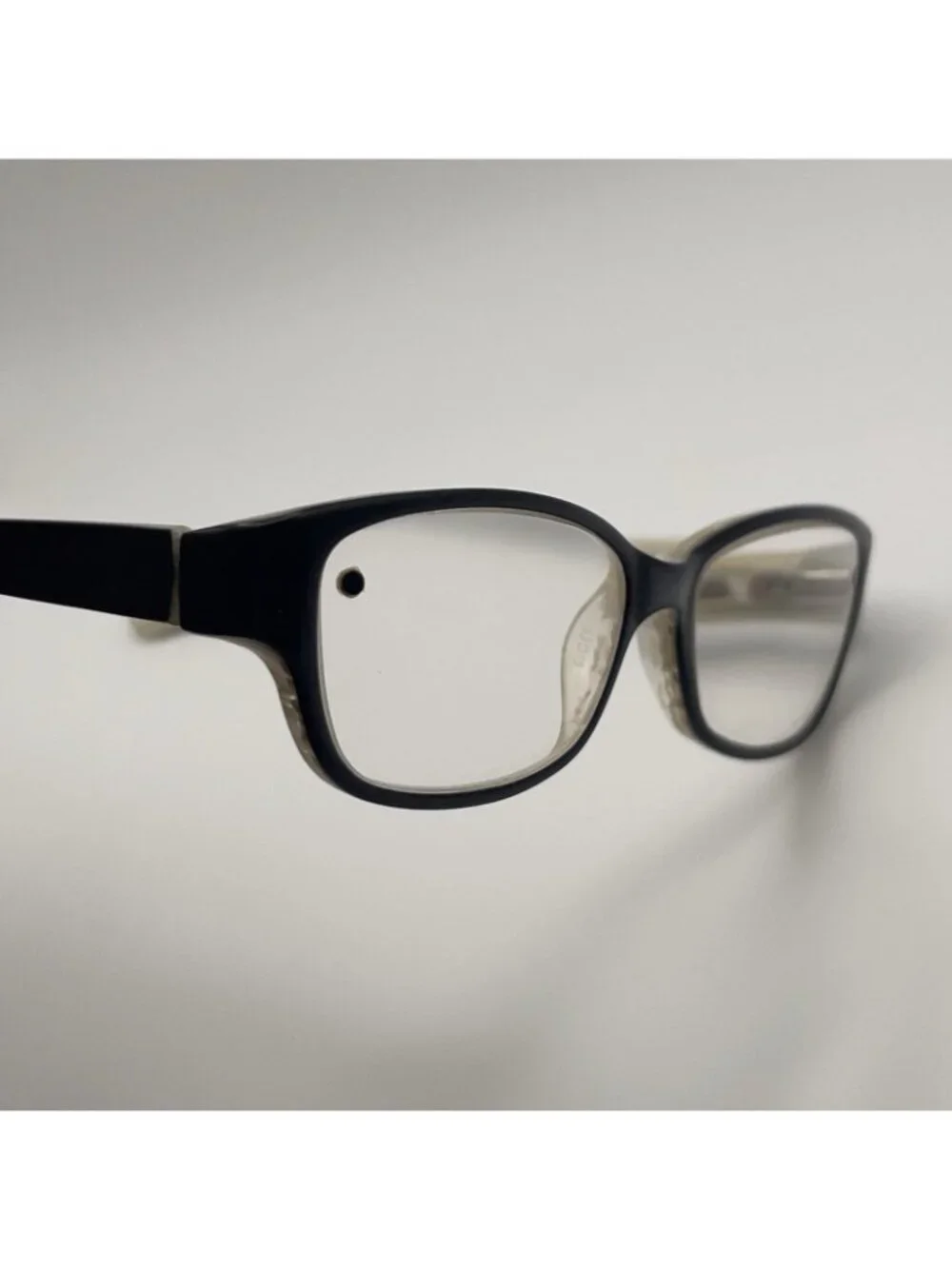 Banana Republic Buffy 0JPZ Eyeglass Frames Horn Black Tan Rectangle 53-15-130